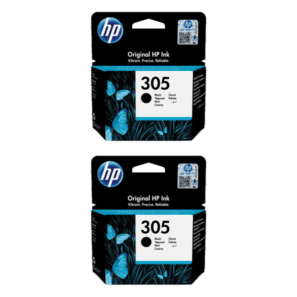 HP Μελάνι HP 305 (6ZD18AE) Black 2-pack 6ZD18AE 093128 - 1