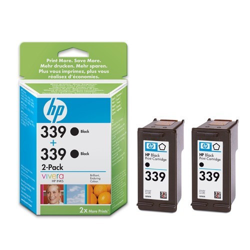 HP Μελάνι HP 339 (C9504E/EE) High Capacity Black 2-pack C9504EE 030433 - 1