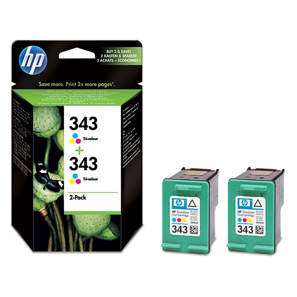 HP Μελάνι HP 343 (CB332EE) Colour 2-pack CB332EE 030449 - 1