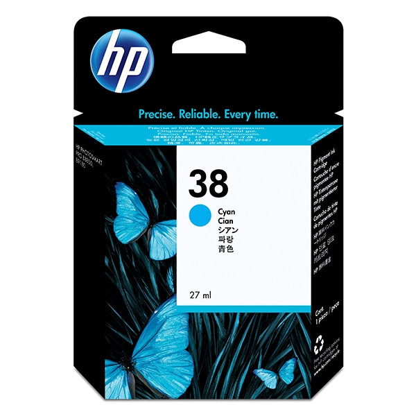 HP Μελάνι HP 38 (C9415A) Cyan C9415A 030466 - 1