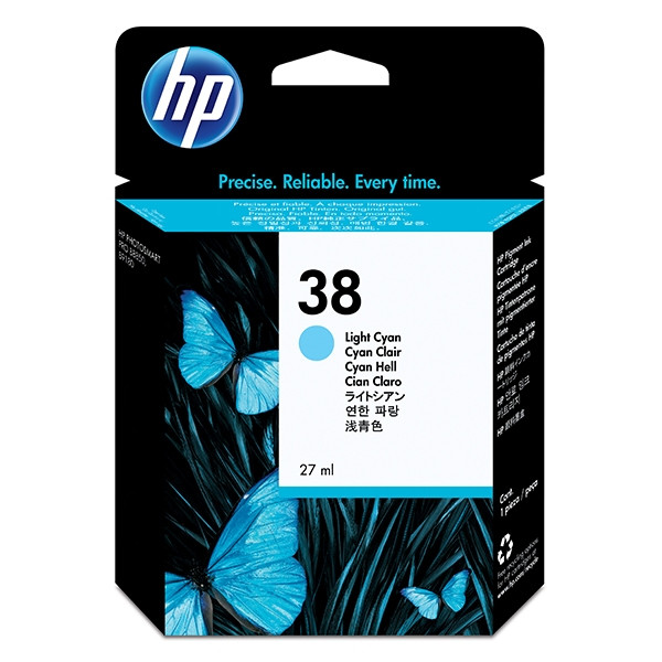 HP Μελάνι HP 38 (C9418A) Light Cyan C9418A 030472 - 1