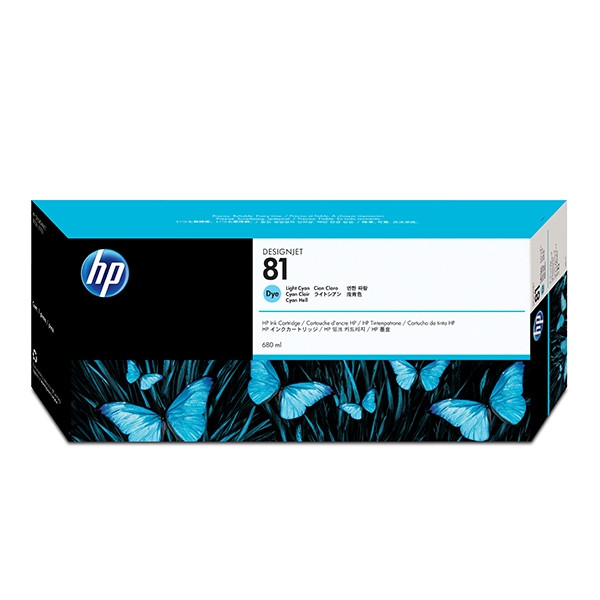 HP Μελάνι HP 81 (C4934A) Light Cyan C4934A 031480 - 1