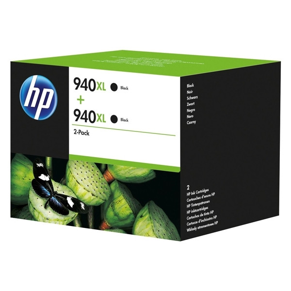 HP Μελάνι HP 940XL (D8J48AE) High Capacity Black 2-pack D8J48AE 044342 - 1