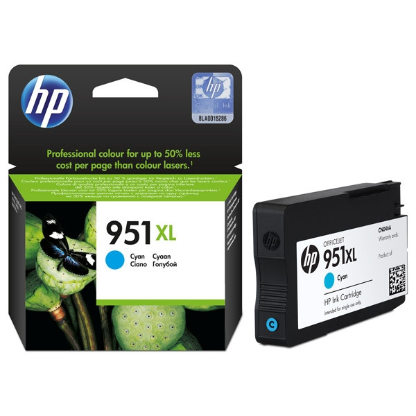 HP Μελάνι HP 951XL (CN046AE) High Capacity Cyan CN046AE 044136 - 1