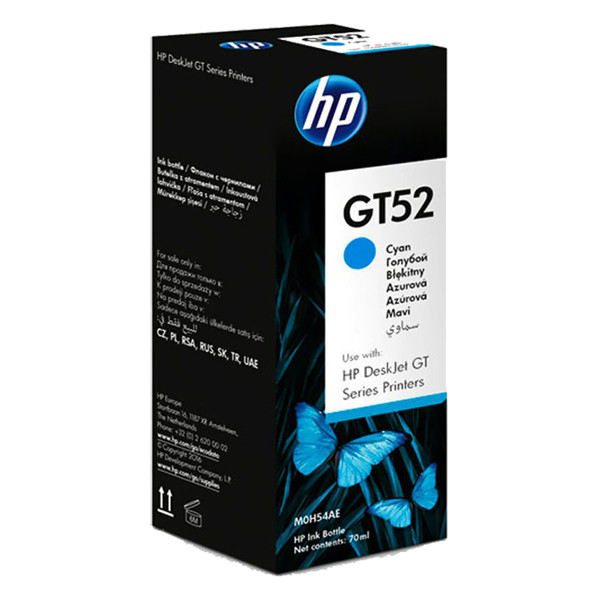 HP Μελάνι HP GT52 (M0H54AE) Cyan M0H54AE 030690 - 1