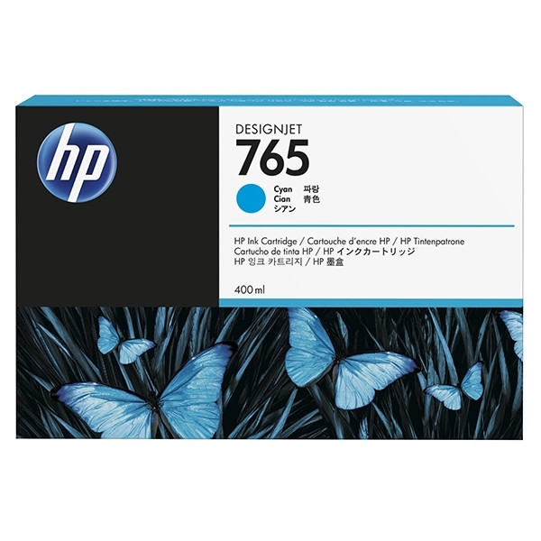 HP 765 (F9J52A) cyan ink cartridge (original HP) F9J52A 044434 - 1