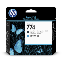 HP Printhead HP 774 (P2W01A) Matte Black & Cyan P2W01A 055362