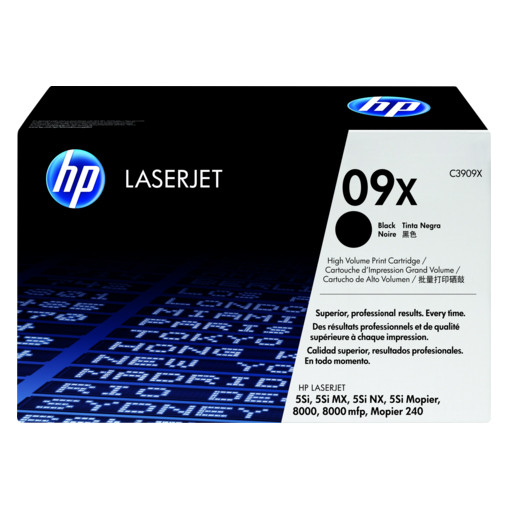 HP Toner HP 09X (C3909X) High Capacity Black C3909X 033000 - 1