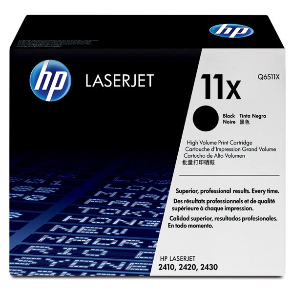 HP Toner HP 11X (Q6511X) High Capacity Black Q6511X 039510 - 1