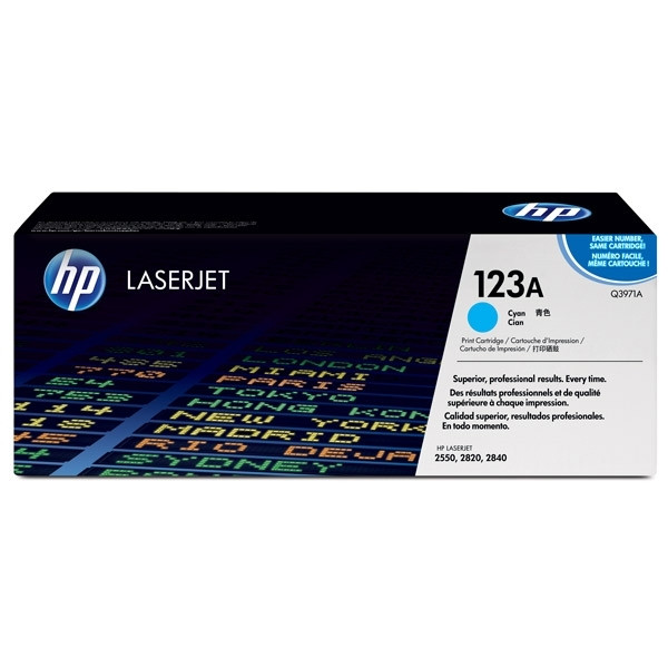 HP Toner HP 123A (Q3971A) Cyan Q3971A 039470 - 1