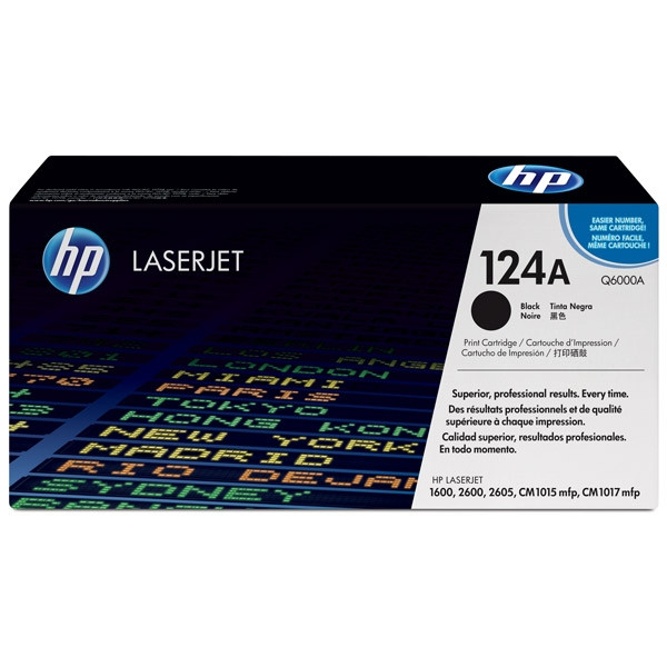 HP Toner HP 124A (Q6000A) Black Q6000A 039540 - 1