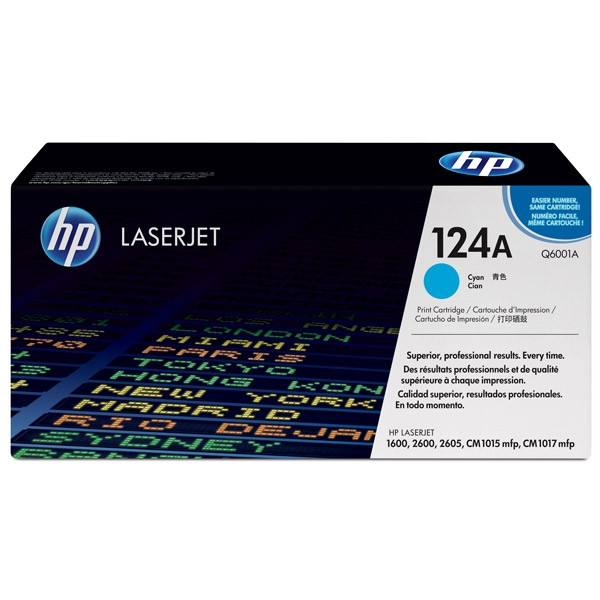 HP Toner HP 124A (Q6001A) Cyan Q6001A 039545 - 1