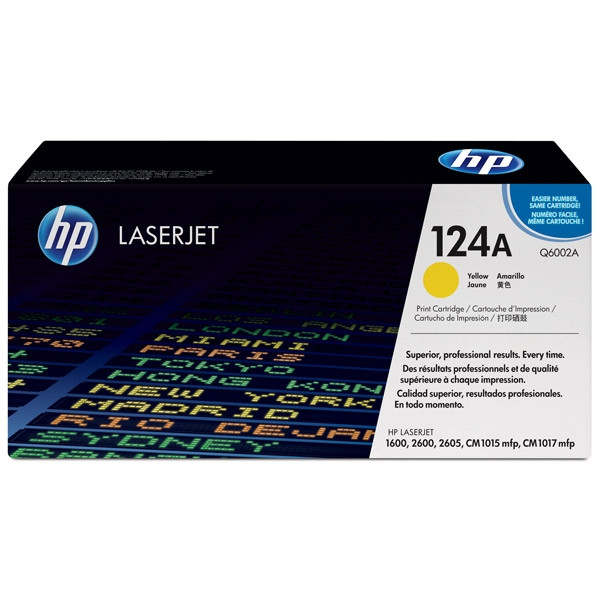 HP Toner HP 124A (Q6002A) Yellow Q6002A 039550 - 1