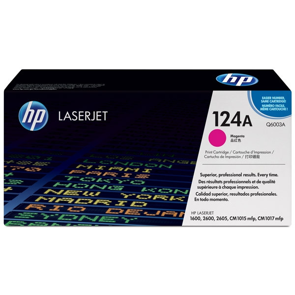 HP Toner HP 124A (Q6003A) Magenta Q6003A 039555 - 1