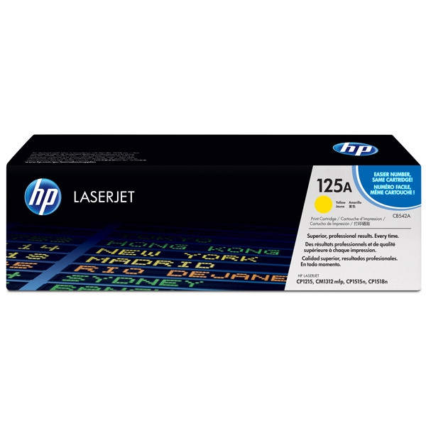 HP Toner HP 125A (CB542A) Yellow CB542A 039808 - 1