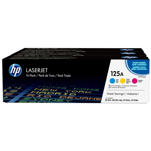 HP Toner HP 125A (CF373AM) 3-pack CF373AM 054764 - 1