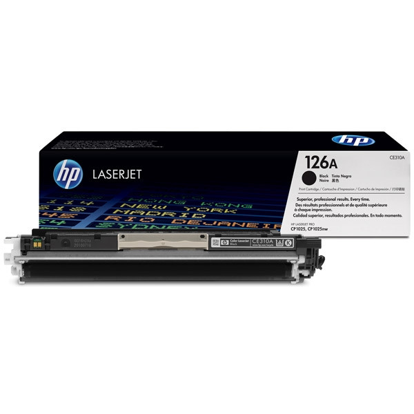 HP Toner HP 126A (CE310A) Black CE310A 054000 - 1