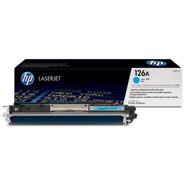 HP Toner HP 126A (CE311A) Cyan CE311A 054002 - 1