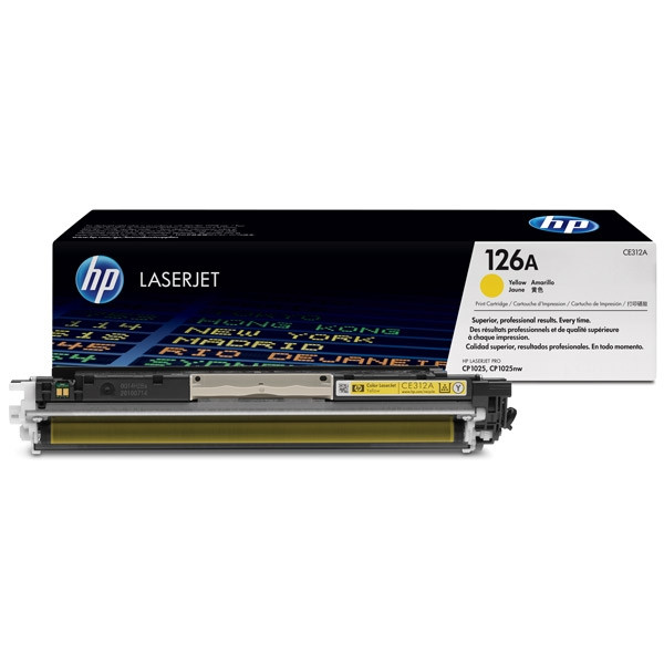 HP Toner HP 126A (CE312A) Yellow CE312A 054004 - 1