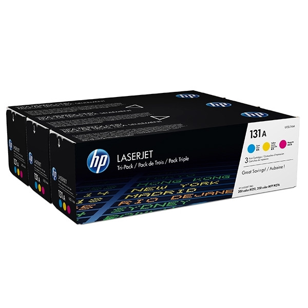 HP Toner HP 131A (U0SL1AM) C/M/Y 3-pack U0SL1AM 054810 - 1