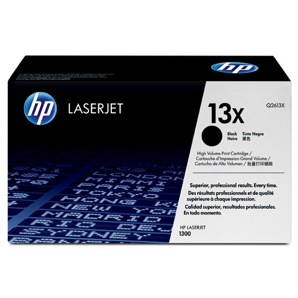 HP Toner HP 13X (Q2613X) High Capacity Black Q2613X 033080 - 1