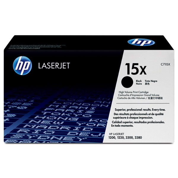 HP Toner HP 15X (C7115X) High Capacity Black C7115X 032132 - 1