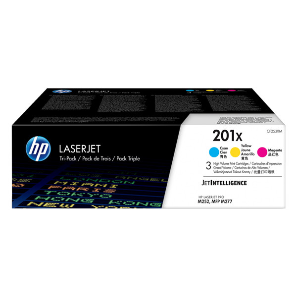 HP Toner HP 201X (CF253XM) C/M/Y 3-pack CF253XM 054267 - 1