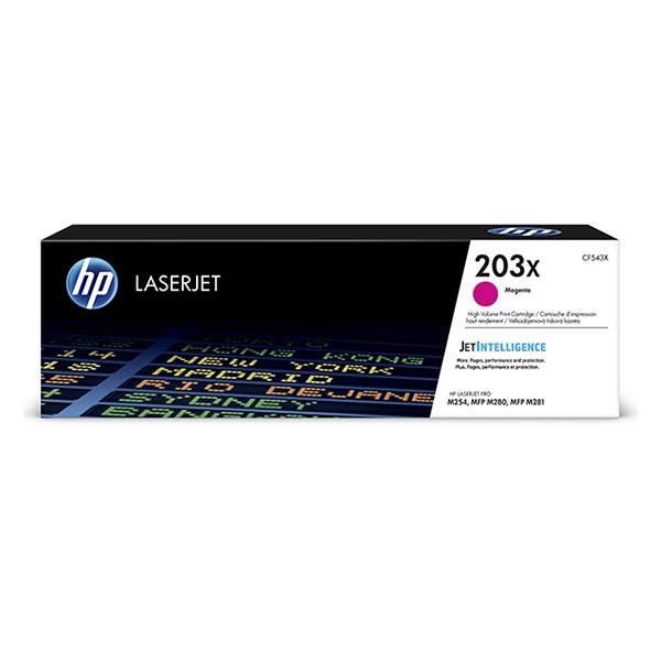 HP Toner HP 203X (CF543X) High Capacity Magenta CF543X 055222 - 1