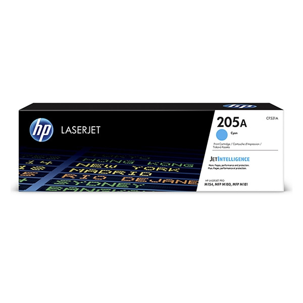 HP Toner HP 205A (CF531A) Cyan CF531A 055226 - 1