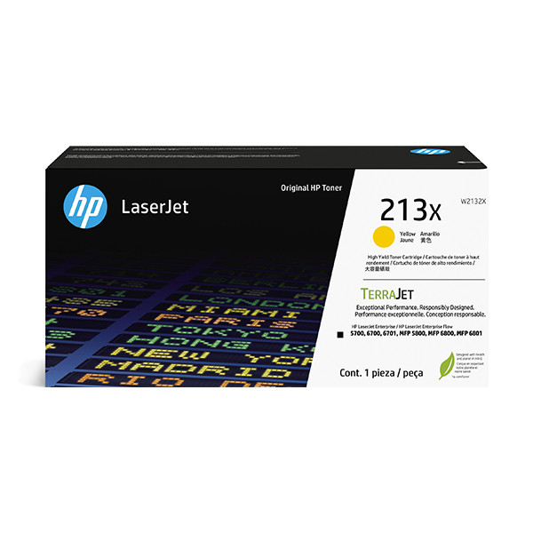 HP Toner HP 213X (W2132X) High Capacity Yellow W2132X 133040 - 1