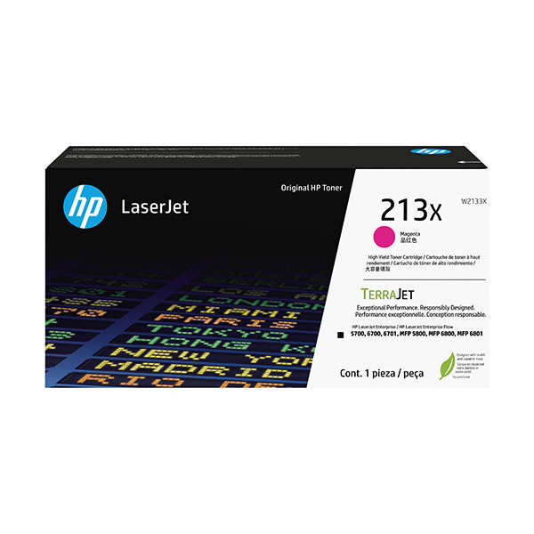 HP Toner HP 213X (W2133X) High Capacity Magenta W2133X 133042 - 1