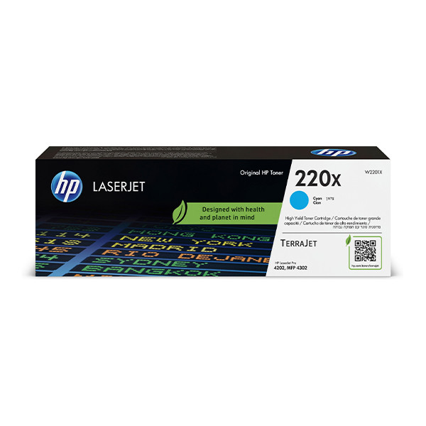 HP Toner HP 220X (W2201X) High Capacity Cyan W2201X 133022 - 1