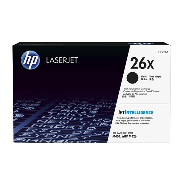 HP Toner HP 26X (CF226X) High Capacity Black CF226X 054878 - 1