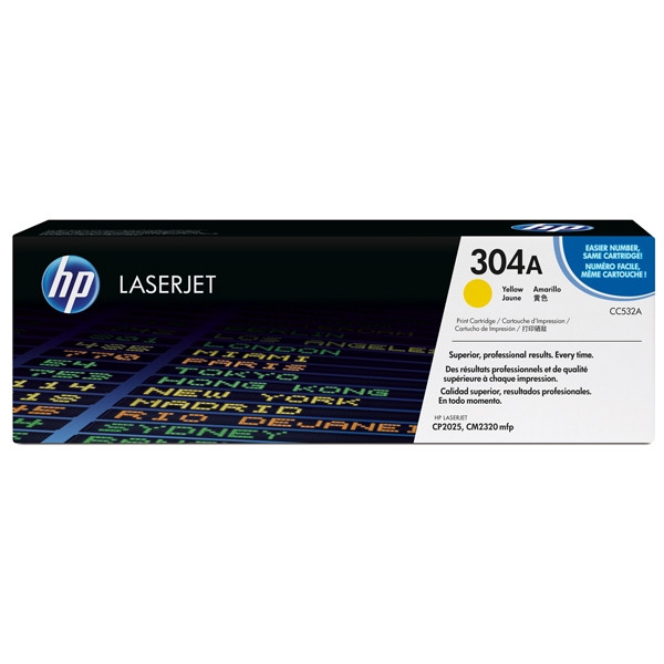 HP Toner HP 304A (CC532A) Yellow CC532A 039826 - 1