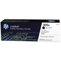 HP Toner HP 305X (CE410XD) High Capacity Black 2-pack CE410XD 054768