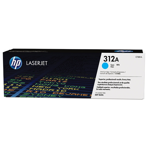 HP Toner HP 312A (CF381A) Cyan CF381A 054786 - 1