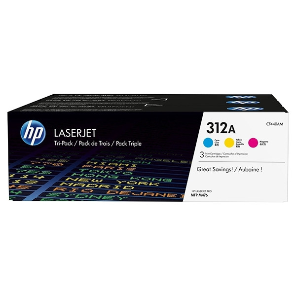 HP Toner HP 312A (CF440AM) C/M/Y 3-pack CF440AM 055070 - 1