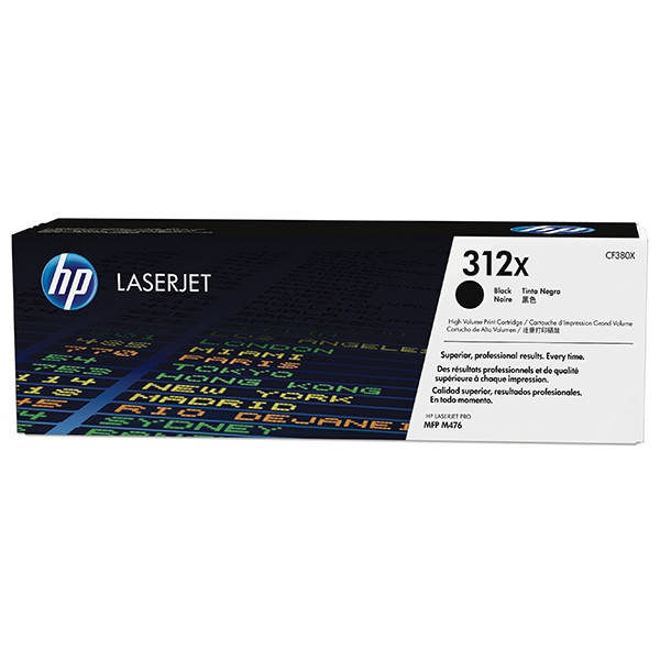 HP Toner HP 312X (CF380XD) High Capacity Black 2-pack CF380XD 054237 - 1