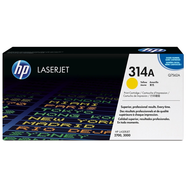 HP Toner HP 314A (Q7562A) Yellow Q7562A 039570 - 1