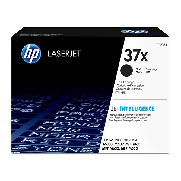 HP Toner HP 37X (CF237X) High Capacity Black CF237X 055154 - 1