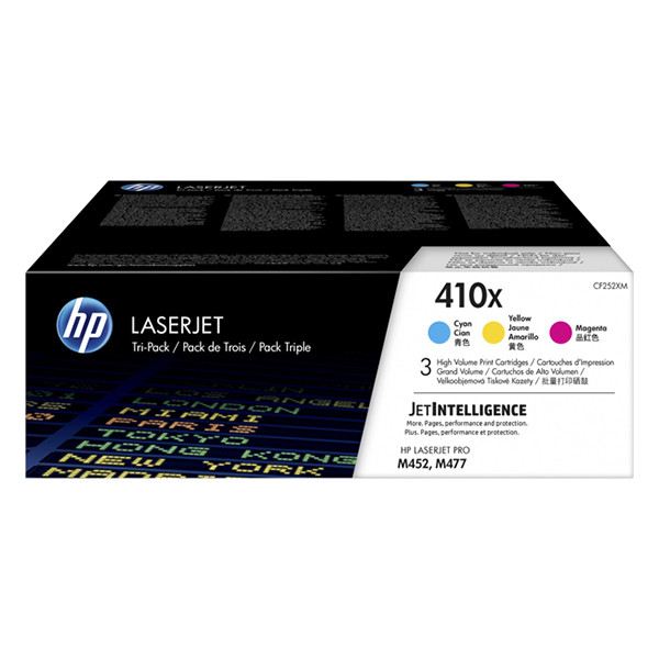 HP Toner HP 410X (CF252XM) C/M/Y 3-pack CF252XM 054271 - 1