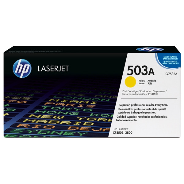 HP Toner HP 503A (Q7582A) Yellow Q7582A 039605 - 1