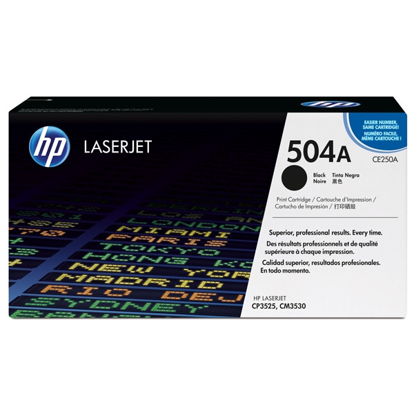 HP Toner HP 504A (CE250A) Black CE250A 039830 - 1