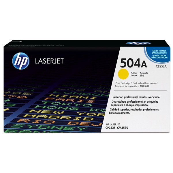 HP Toner HP 504A (CE252A) Yellow CE252A 039836 - 1