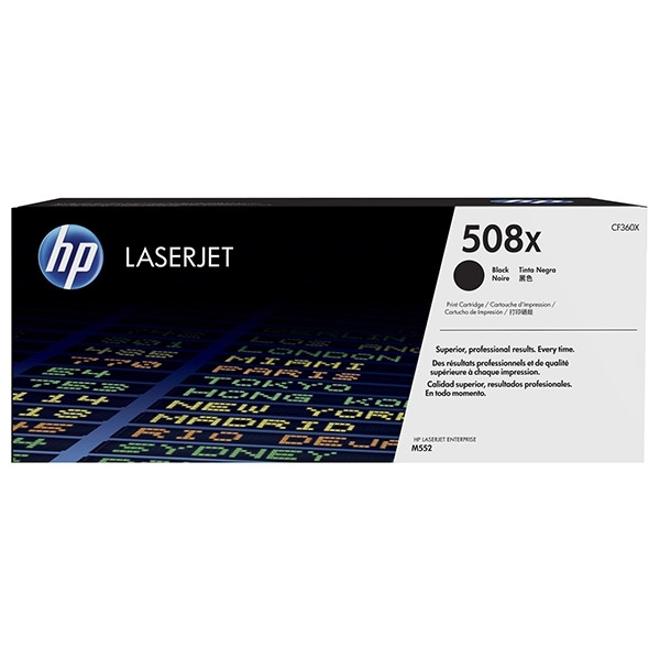 HP Toner HP 508X (CF360X) High Capacity Black CF360X 054840 - 1