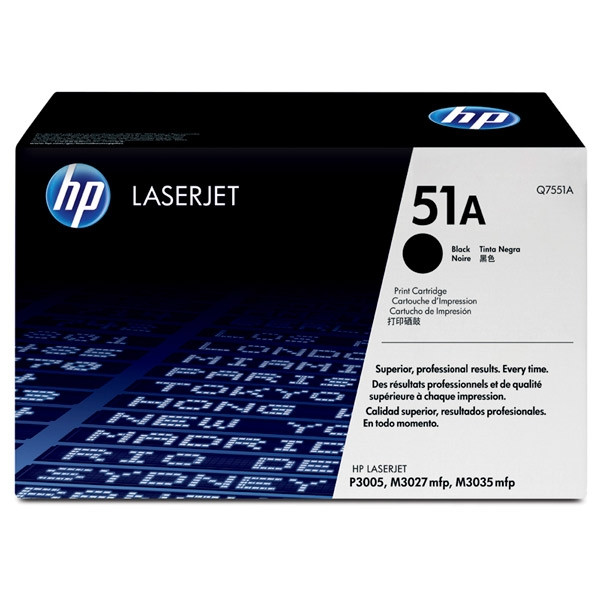 HP Toner HP 51A (Q7551A) Black Q7551A 039720 - 1