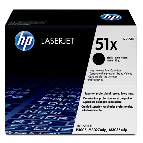 HP Toner HP 51X (Q7551X) High Capacity Black Q7551X 039725 - 1