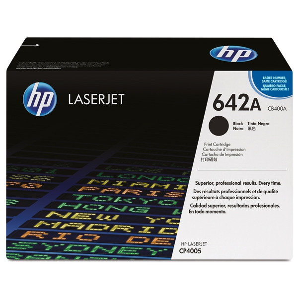 HP Toner HP 642A (CB400A) Black CB400A 039700 - 1