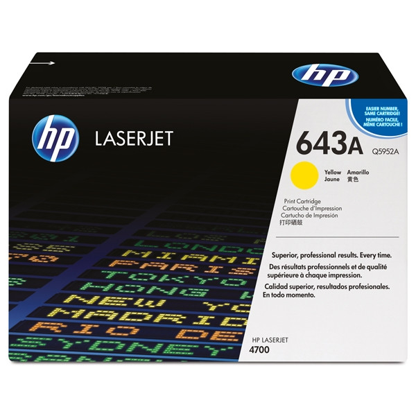 HP Toner HP 643A (Q5952A) Yellow Q5952A 039625 - 1