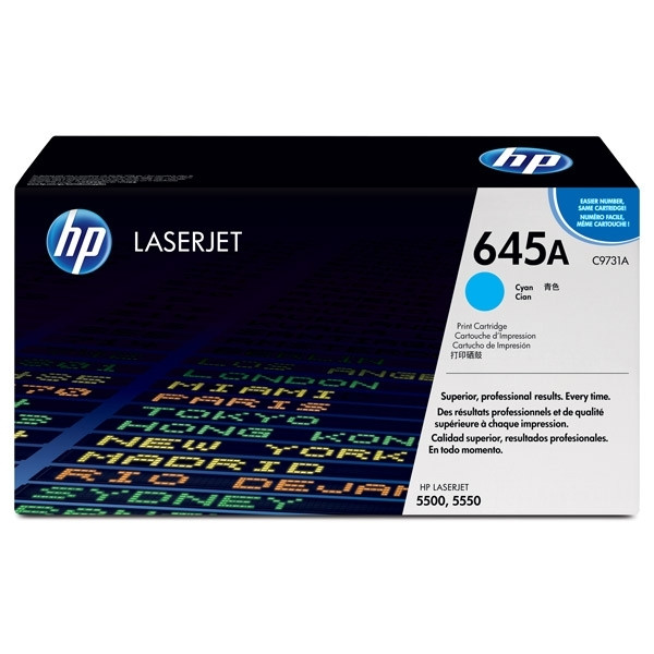 HP Toner HP 645A (C9731A) Cyan C9731A 039220 - 1